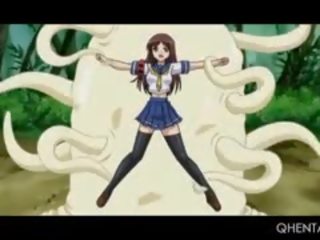 School Doll Wrapped And Fucked By Tentacles In Hentai video