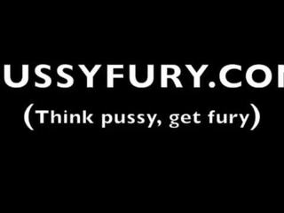 Ontdekken de wereld van pussyfury - slordig diepe keel, anaal, dp, spuiten.
