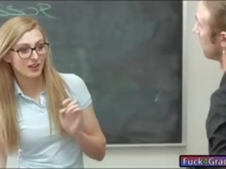 Pleasant Blonde Teen mademoiselle Alexa Grace Fucked In The Classroom