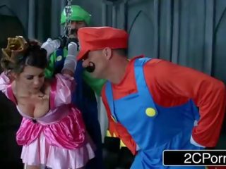 Jerk That Joy Stick: outstanding Mario Bros Get Busy With Princess Brooklyn Chase