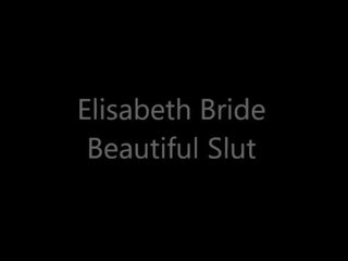 Elisabeth pengantin perempuan menarik marina