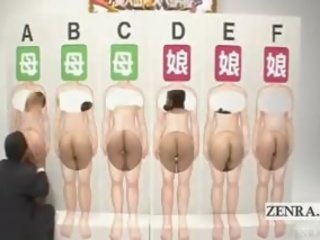 Subtitled captivating ENF Japanese Wives Oral Game video
