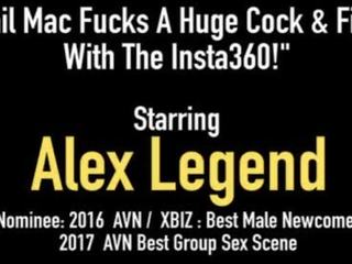 First-rate grande alienworld abigail mac follada por alex legend con 360 cámara