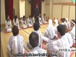 Subtitled גדול טמבל indebted יפן אימאות bathhouse סקס משחק מקדים