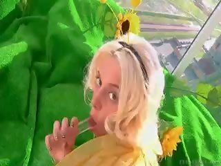 Maya In Bee Disguise Gets Milk Hose Down Her Perfect Ass!