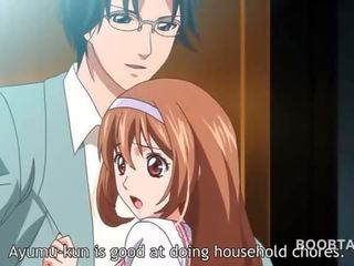 Rūdmataina anime skola lelle seducing viņai pleasant skolotāja