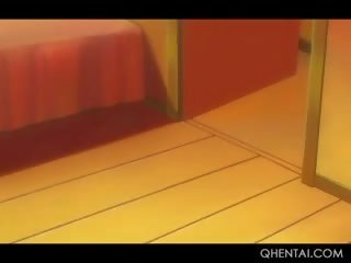 Outstanding hentai κούκλα χορήγηση smashing βυζομαλακία και τσιμπούκι σε μπάνιο