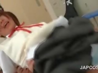 Japonské sexy mladý mademoiselle fucked psie štýl podľa concupiscent učiteľka