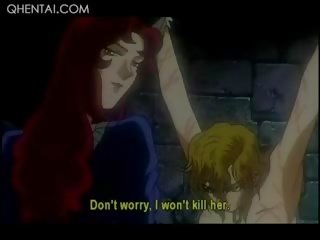 Hentai Nasty Ms Torturing A Blonde X rated movie Slave In Chains
