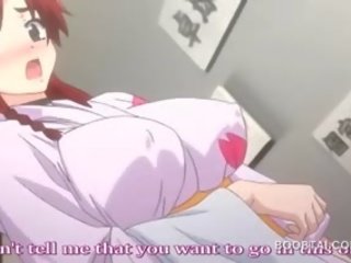 Redhead Hentai cute Hottie Giving Tit Job In Anime film